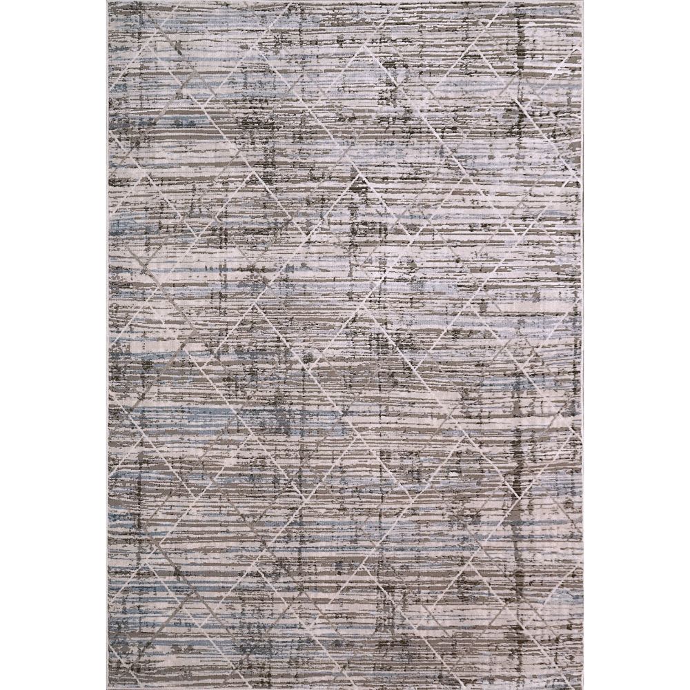 Dynamic Rugs 4801-905 Harlow 3.11 Ft. X 5.3 Ft. Rectangle Rug in Grey/Blue 